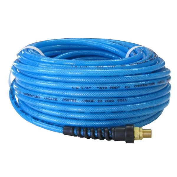Unbranded AirPro 1/4 in. x 100 ft. Light Blue Polyurethane Air Hose