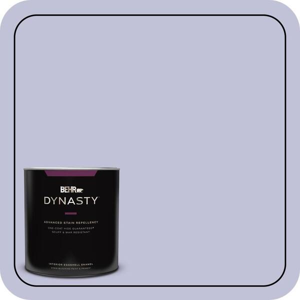BEHR DYNASTY 1 qt. #M550-3 Foxglove One-Coat Hide Eggshell Enamel Interior Stain-Blocking Paint & Primer