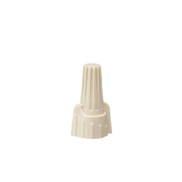 Commercial Electric Winged Wire Connectors, Tan (15-Pack)
