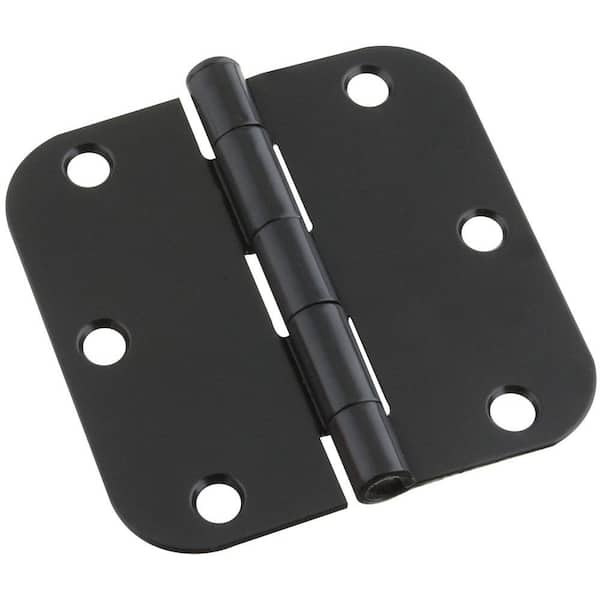 Stanley-National Hardware 3-1/2 in. Black Door Hinge