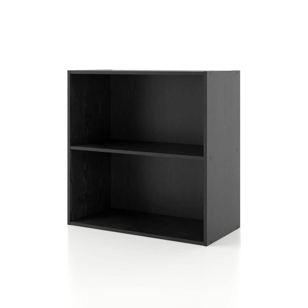 Furniture of America Quincy 23.7 in. Tall Stackable Black Engineered