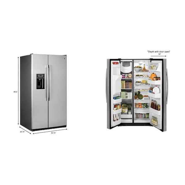 32++ Ge appliances gse25gshss 253 cu ft side by side refrigerator information