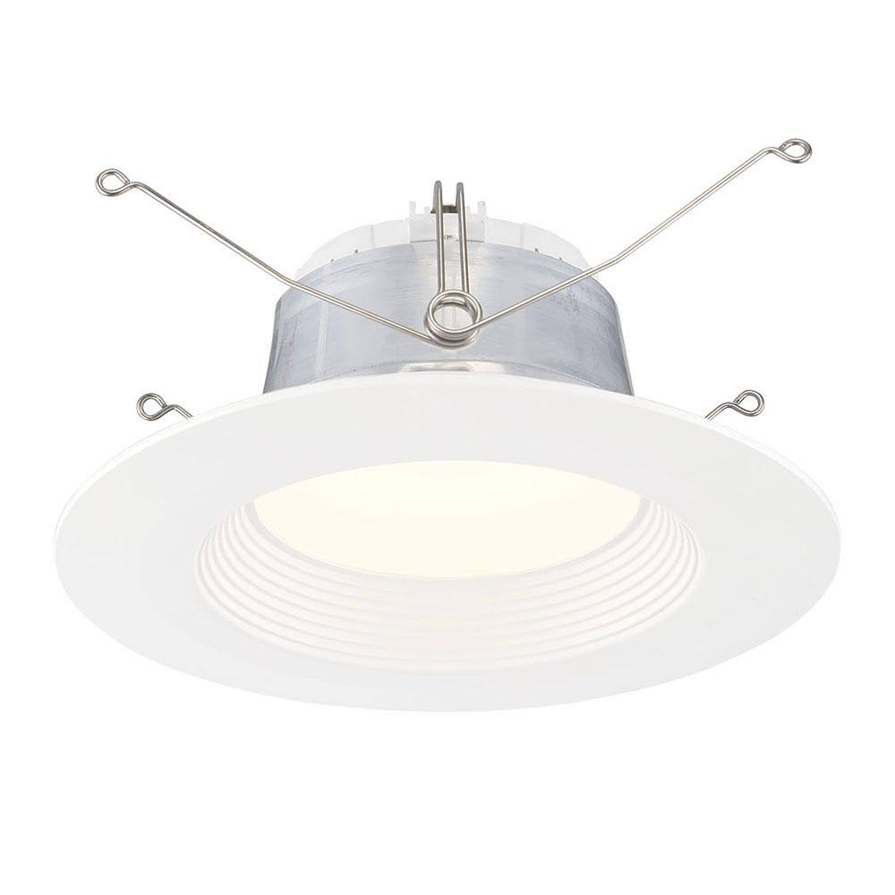 6-Inch White Aluminum LED Recessed Trim Kit (4-Pack)