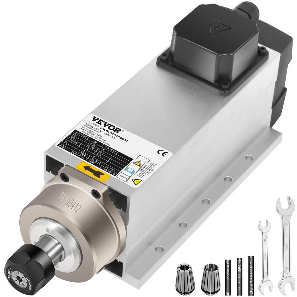 Reviews for VEVOR Spindle Motor 4 KW Square Air Cooled Spindle Motor