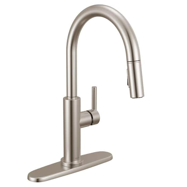 Delta Nicoli Single Handle Pull Down Sprayer Kitchen Faucet in Stainless