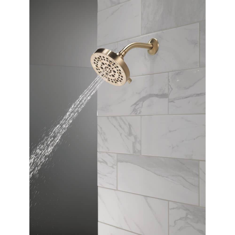 Champagne Bronze 6" Wall Mounted Multi-Function Shower Head