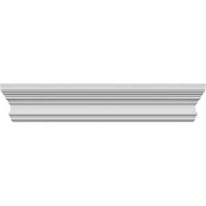 1/2 in. x 86 in. x 5-1/2 in. Polyurethane Seville Crosshead Moulding