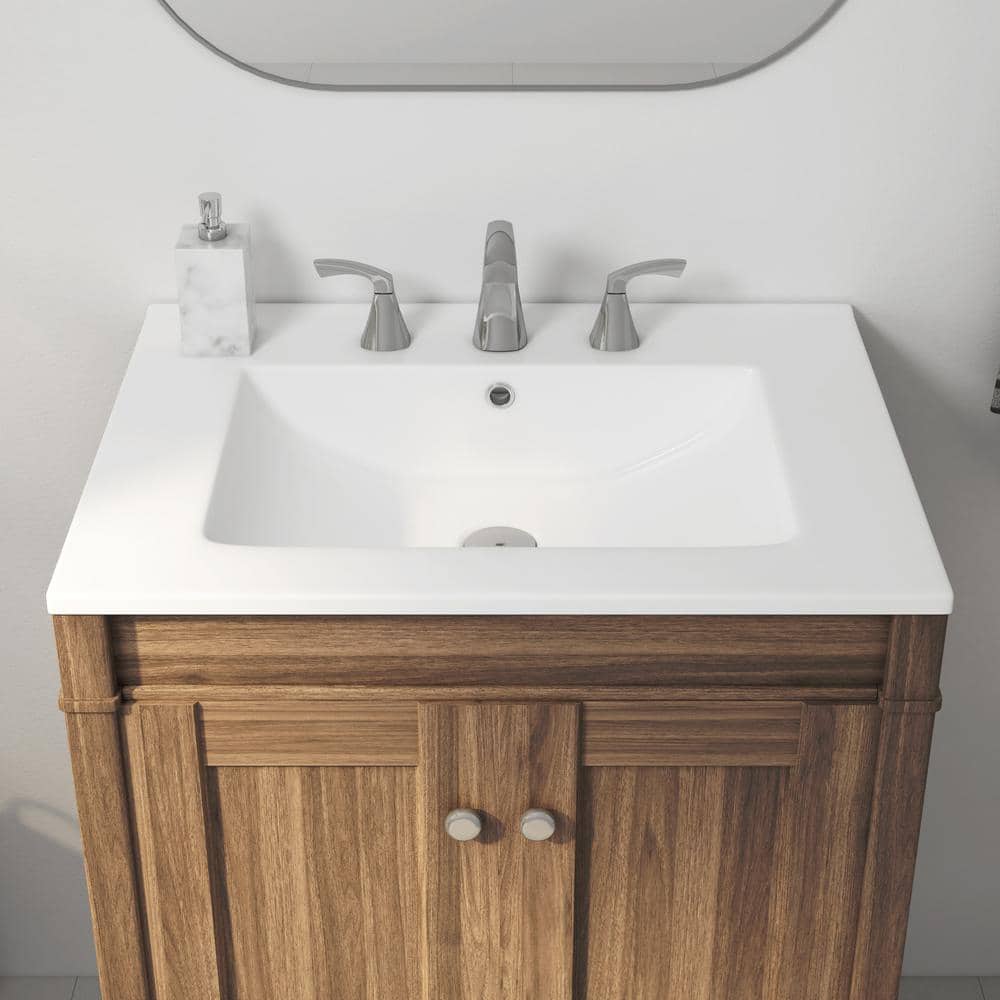 Tucson 24" White Vitreous China Vanity Top Sink