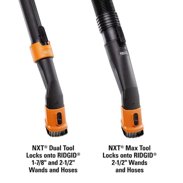 RIDGID NXT Car Nozzle Shoe Kit with Hard, Soft, Rubber Bristle