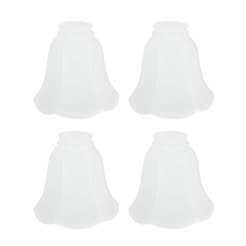 Aspen Creative Corporation 5 In Frosted Ceiling Fan Replacement Glass Shade 4 Pack 23075 4 The Home Depot