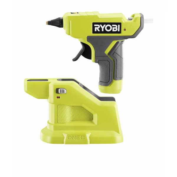 RYOBI ONE+ 18V Cordless Compact Glue Gun Only) 24-Pack 5/16 in. x 6 in. Mini Glue Sticks P306-A1932401 - The Depot