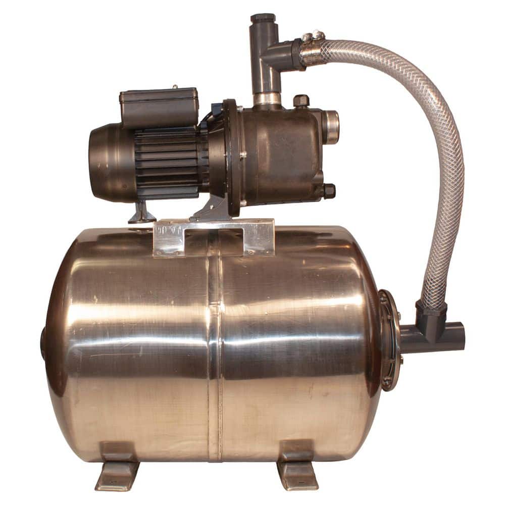 3/4HP Shallow Well Jet Pump and 16 Gal. Stainless Tank 115/230-Volt price history on PriceWatchPro