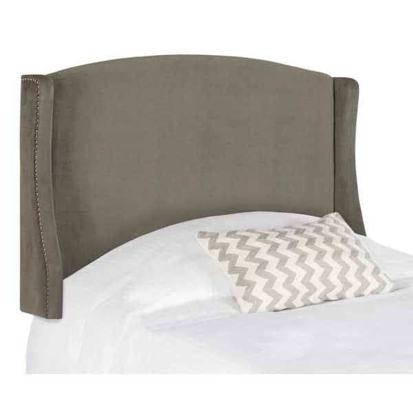 SAFAVIEH Austin Silver Twin Upholstered Headboard