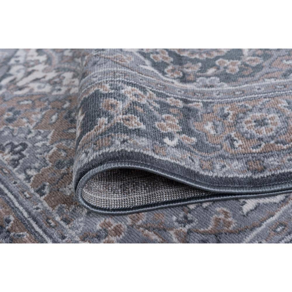 Madison 2' x 3' Gray Synthetic Oriental Rectangular Rug