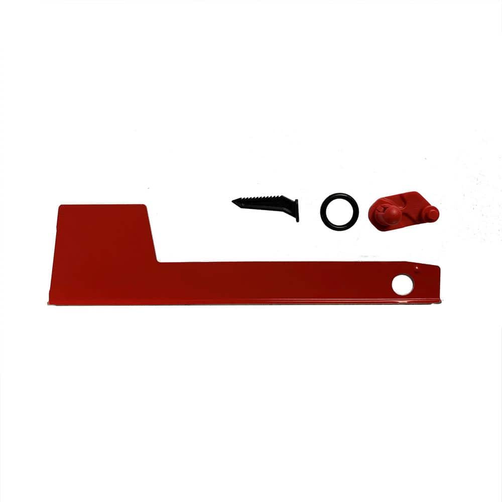 Red Aluminum Mailbox Flag Replacement Kit with Hardware