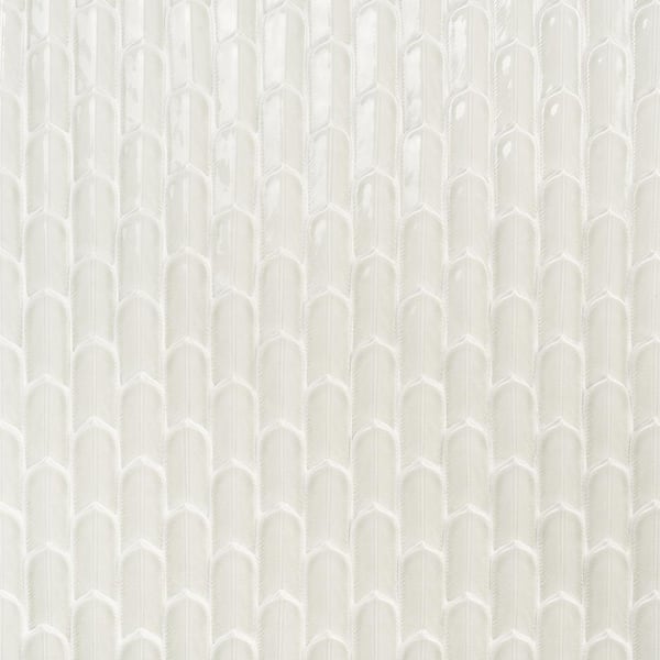 Ivy Hill Tile Arrow Ice 12.75 in. x 12.8 in. Polished Ceramic Mosaic Tile (1.13 sq. ft./Sheet)