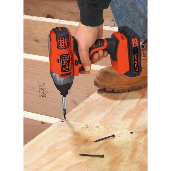 Black and decker online impact driver home depot