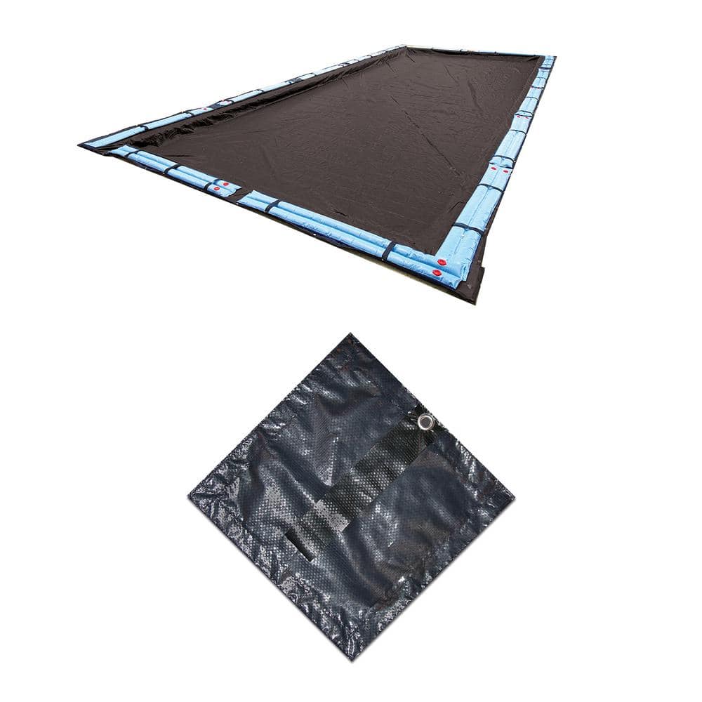 blue wave 25  x 45  8-year rectangular in ground pool winter cover