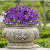 14 in. Purple Indoor/Outdoor Artificial Morning Glory Flower