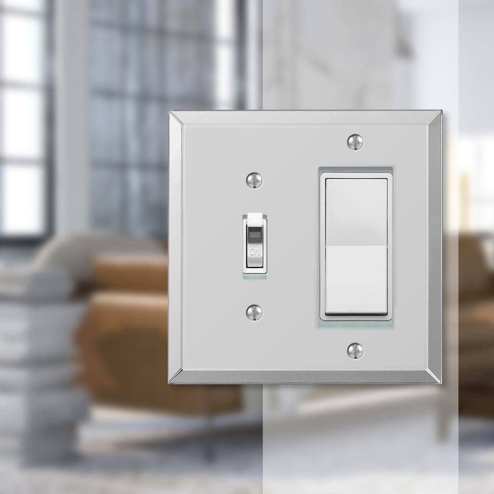 Clear Acrylic Single Toggle and Rocker Wall Plate