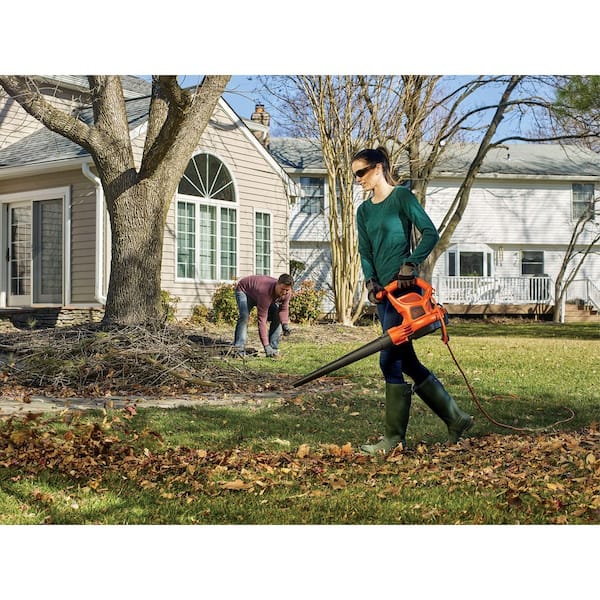 BLACK+DECKER 12 AMP 250 MPH 400 CFM Corded Electric 3-In-1
