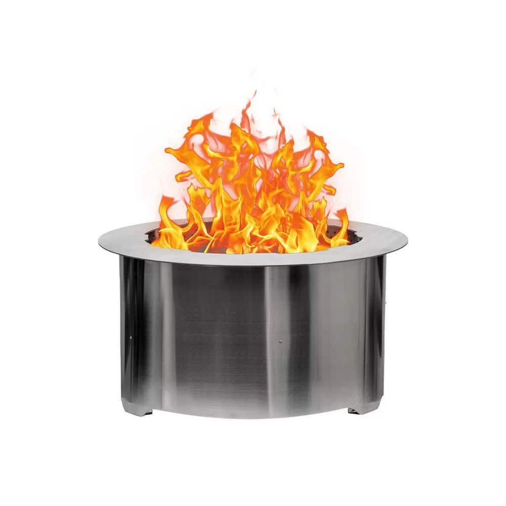US Stove 31 in. Outdoor Stainless Steel Smokeless Wood Burning