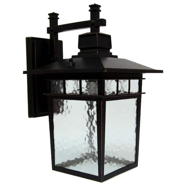 Unbranded Cullen 1-Light Oil-Rubbed Bronze Outdoor Wall Barn Light Sconce
