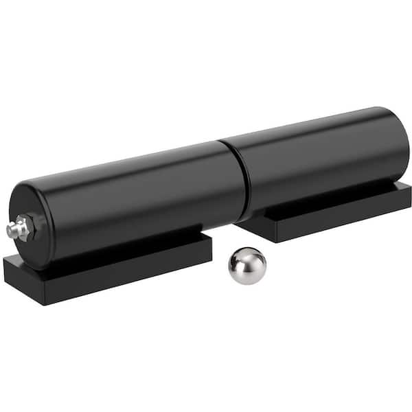 Heavy Duty Gate Hinges 7 in. x 1.25 in. x Durable Black Iron for Swing Door Trailer Ramp Metal Driveway Gate 2 Pack