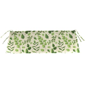 36 in. L x 16 in. W x 3 in. T Outdoor Bench Cushion in Natik Aloe