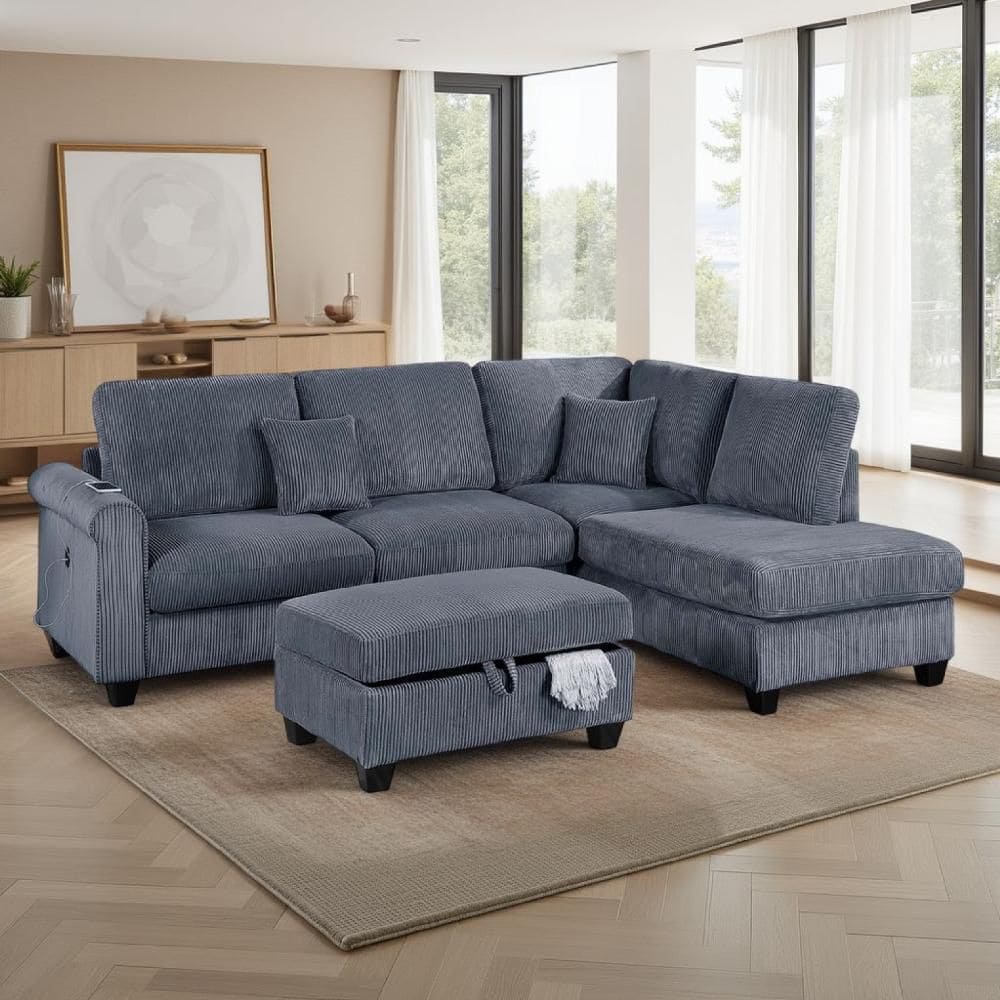 dark-gray-benjara-sectional-