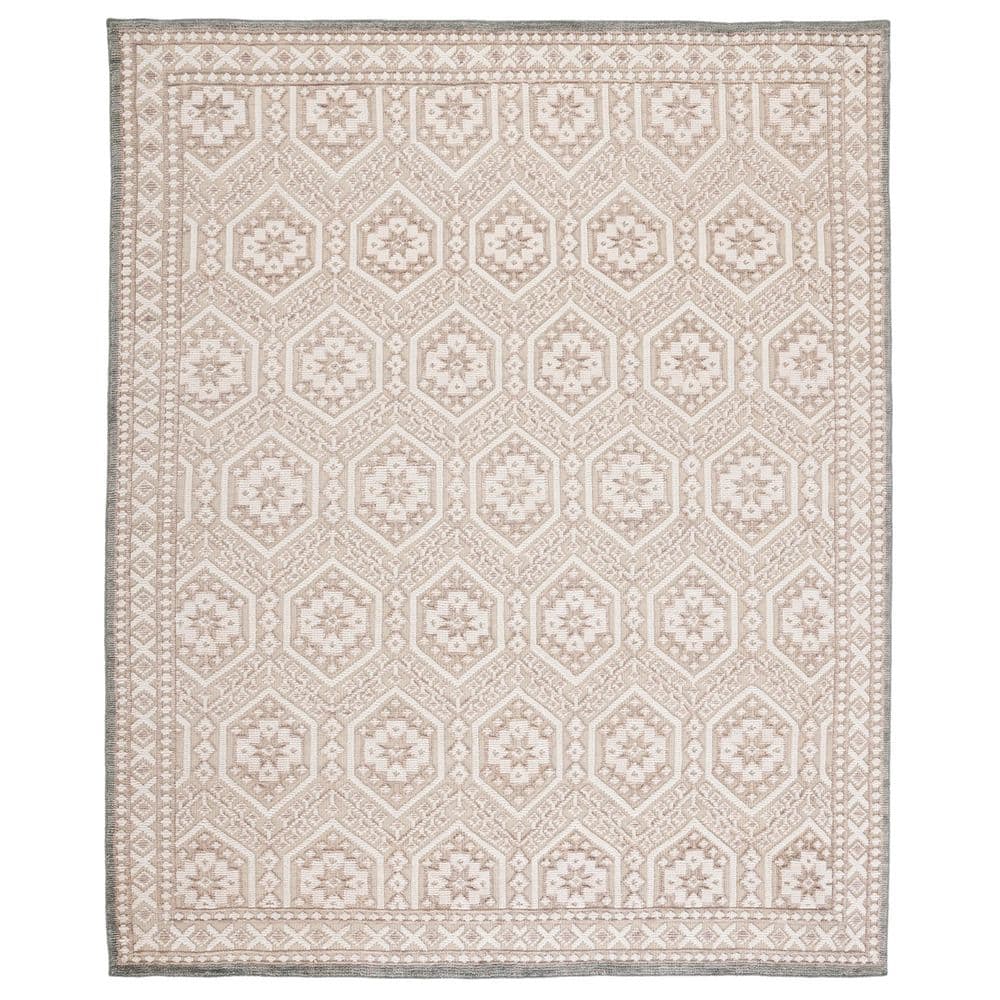 Paseo 9 ft. x 12 ft. Beige Geometric Oriental Area Rug price history on PriceWatchPro
