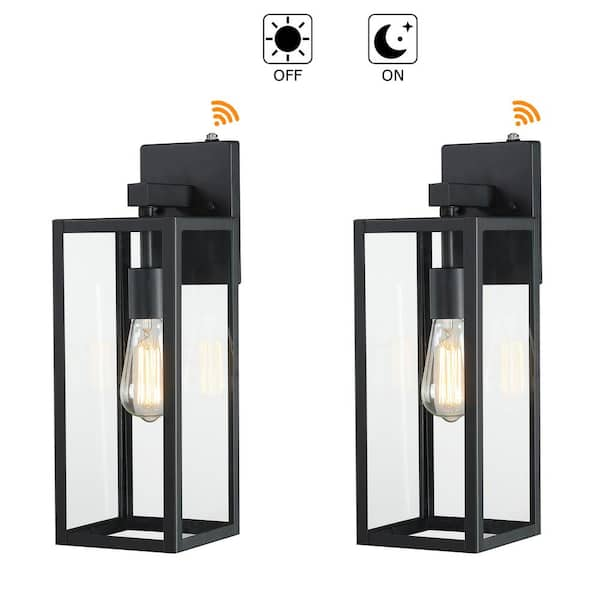 Portable Lantern Shaped Glass Waterproof LED Modern Outdoor Lights