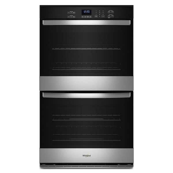 30 in. Double Electric Wall Oven with Self-Cleaning in Stainless Steel