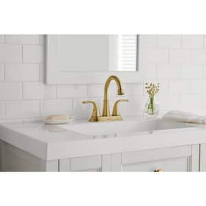 Bettine 4 in. Centerset 2-Handle High-Arc Bathroom Faucet in Matte Gold