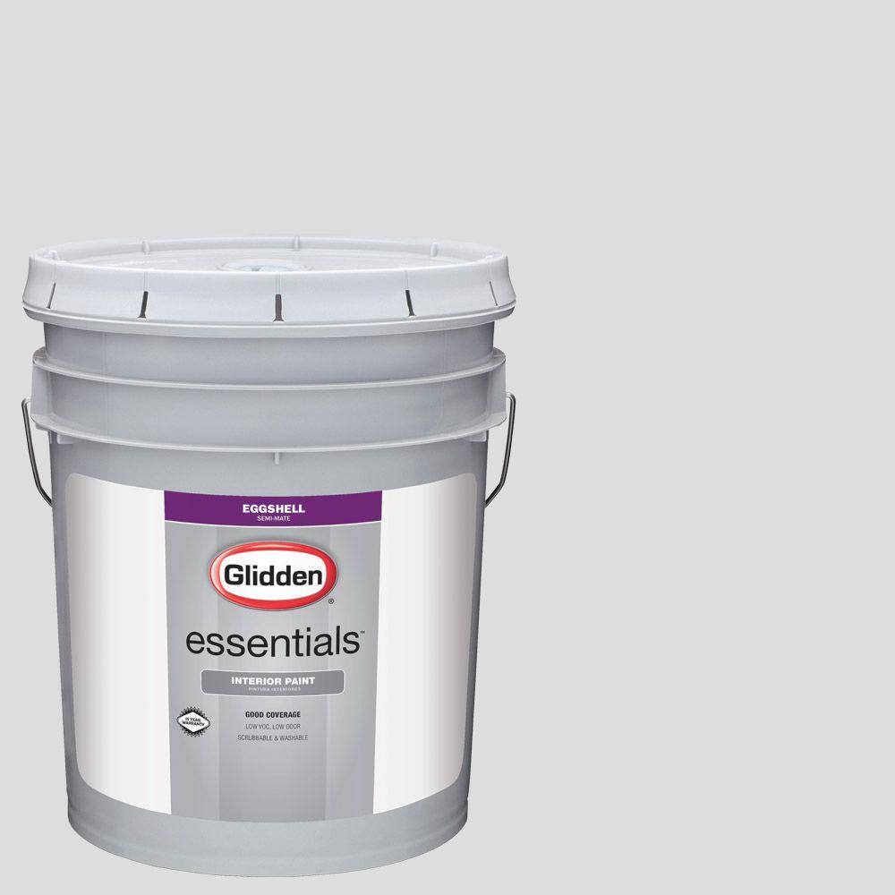 Glidden Essentials 5 Gal Hdgcn56u Touch Of Grey Eggshell Interior Paint Hdgcn56ue 05en The Home Depot glidden essentials 5 gal hdgcn56u touch of grey eggshell interior paint