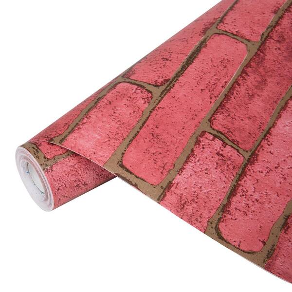Wiueurtly Brick Wrapping Paper File Tabs Self Adhesive Aluminium