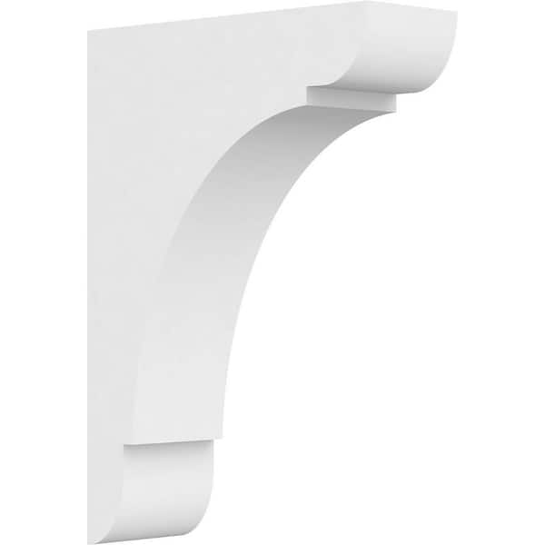 Ekena Millwork 3 in. x 14 in. x 10 in. Standard Olympic Architectural Grade PVC Corbel