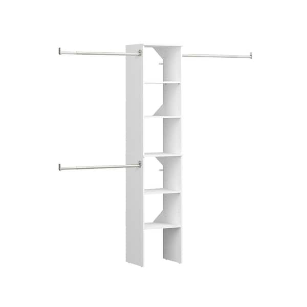 ClosetMaid 24 in. W White Base Organizer with drawers for Wood Closet  System 1566 - The Home Depot