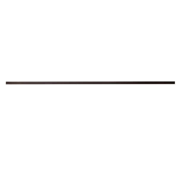 Hampton Bay Dusk 96 in. x 1.5 in. x 0.5 in. Light Rail Moulding