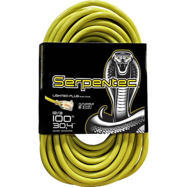 Serpentec 100 ft. 12/3 Extension Cord