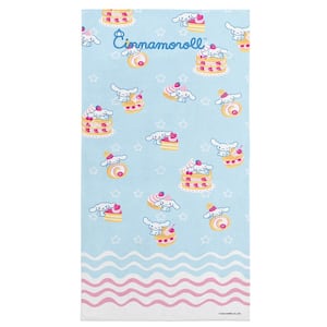 Sanrio Cinnamo roll Pastry Dreams Cotton/Polyester Blend Printed Beach Towel