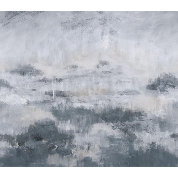 Mirage Grey Self Adhesive Mural