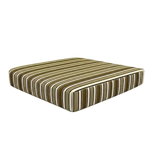 Cushion 27 x 24 x 5 Sunbrella Deep Seating Outdoor Patio Dining Chair Replacement Cushions Canvas Wheat