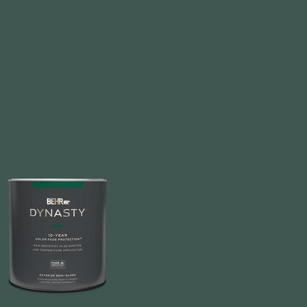 BEHR DYNASTY 1 qt. Home Decorators Collection #HDC-CL-21A Dark Everglade Semi-Gloss Exterior Stain-Blocking Paint & Primer