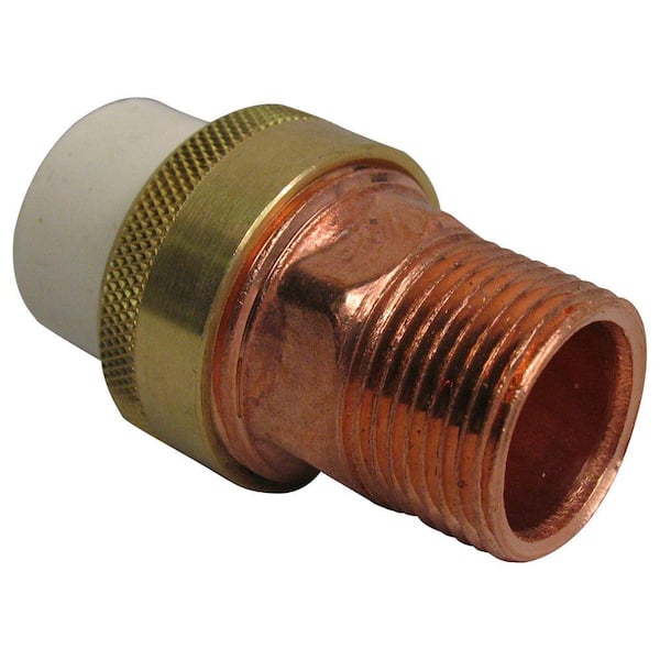 NIBCO 1/2 in. CPVC-CTS and Copper Slip x MIPT Transition Union