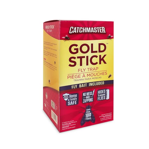 Catchmaster Gold Stick Fly Trap (4-Pack) 912R4-1 - The Home Depot