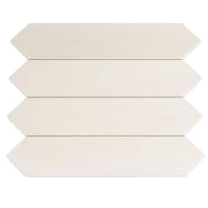 Piquet Beige 2 in. x 10 in. Matte Ceramic Picket Wall and Floor Tile Sample (0.14 Sq. ft./case) (1-pack)
