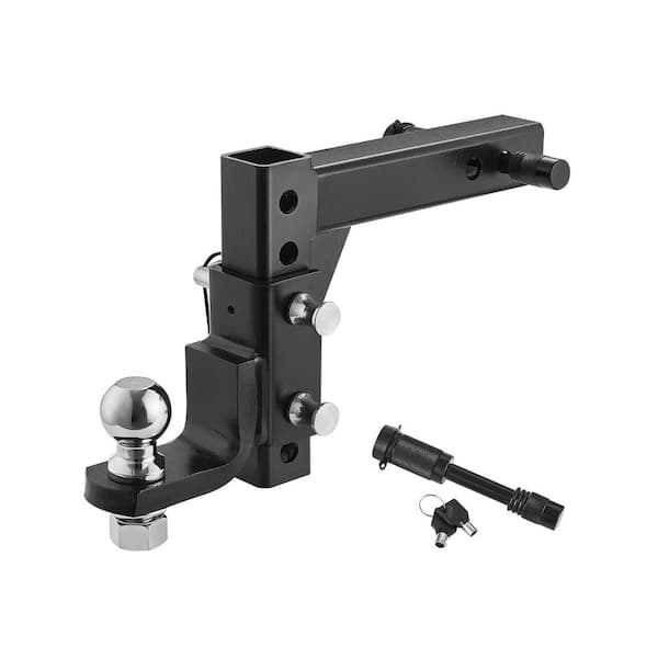 Adjustable Trailer Hitch Fit 2 in. ReceiverTrailer Hitch Ball Mount w/ 2 in. Ball and Pin 7500 lbs. Capacity Ball Hitch