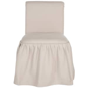 Ivy Off-White Linen Upholstered Vanity Chair