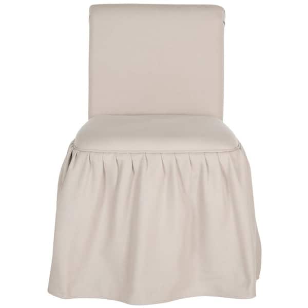 SAFAVIEH Ivy Off-White Linen Upholstered Vanity Chair